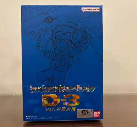 Bandai 2026 Original Digimon Adventure 02 Figure Monster Scsa D3 Scsa Gold Machine V-Mon Wormmon Animation Digivice Model Toys