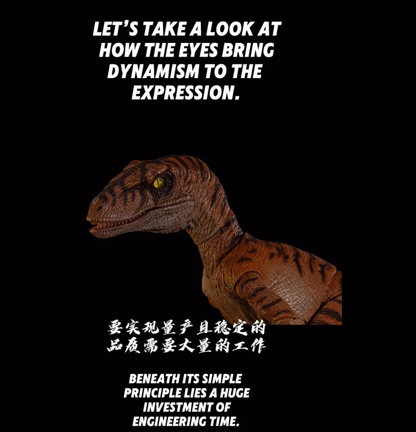 Nanmu Studio Jurassic Raptor Velociraptor Shadow Blade Tiger Blade Smart Series Raptor 2.5 Version Action Figure Model Toy Gifts