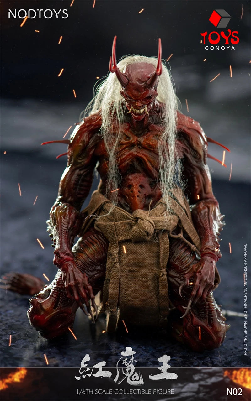 【2026 Q2】NODTOYS NOD-N02 1/6 Silicone Red Demon King Action Figure 12'' Soldier Figurine Full Set Model Collectible Toy