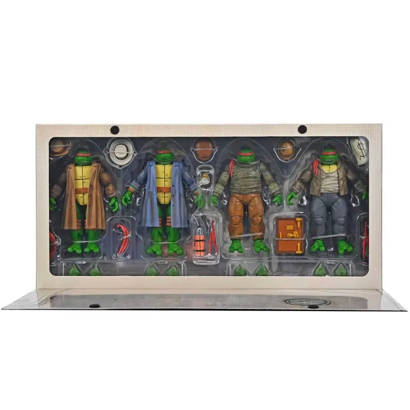 NECA 54510 TMNT Action Figure Teenage Mutant Ninja Turtle Mafia Figurine Anime Eastman and Laird's 7-Inch Model Original Gift