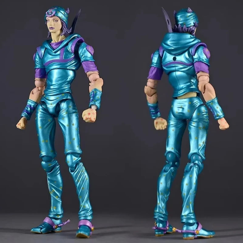 Hot New Medicos Jojo'S Bizarre Adventure Johnny Joestar Action Figure Anime Model Toys Desktop Model Toy Boys Gifts