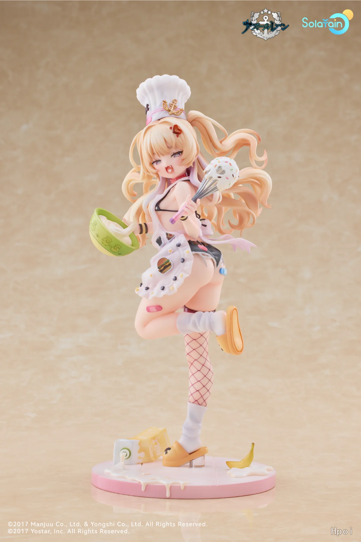 In Stock SolarainToys Azur Lane USS Bache Anniversary Dessert 1/7 Desktop Cute Dolls Anime Action Figure Toys Model Collection