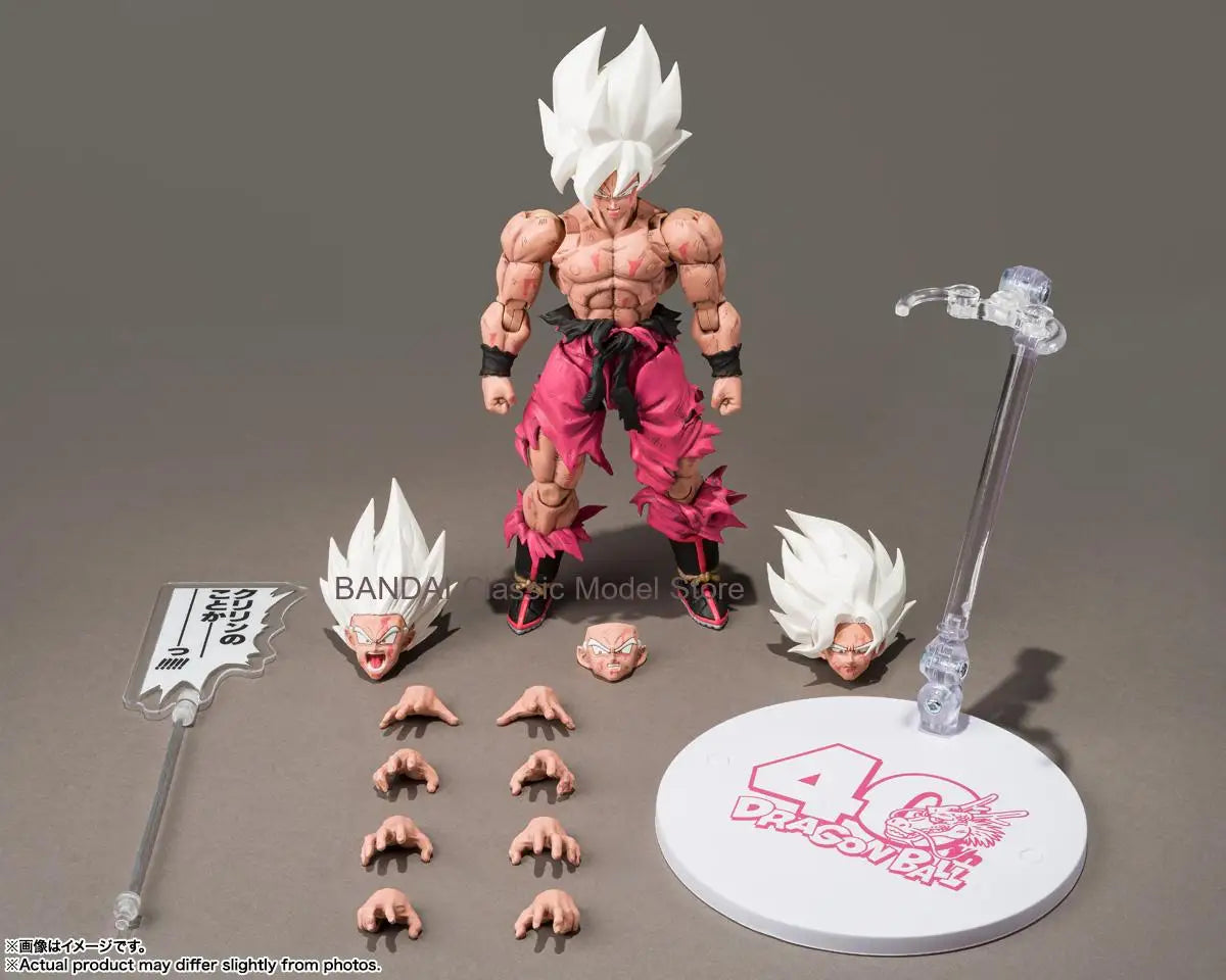 100% Original Bandai S.H.Figuarts Shf Dragon Ball Z Super Saiyan Son Goku Legendary Super Saiyan Genkida Matsuri Edition Genuine
