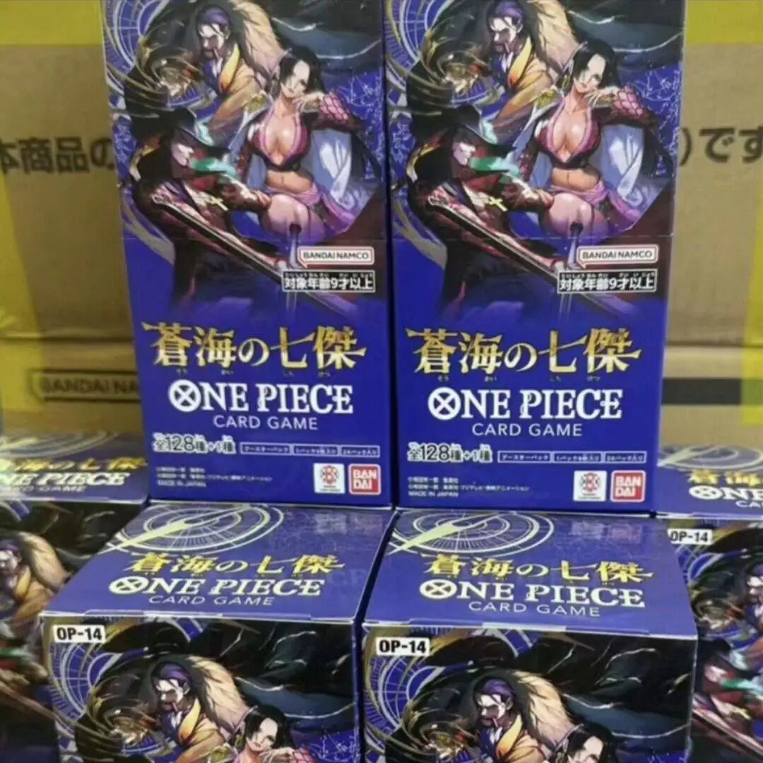 Genuine BANDAI One Piece Trading Card Game - OP14 TCG Kingdom of Plots Collection Japanese Cartoon Toys in Stock