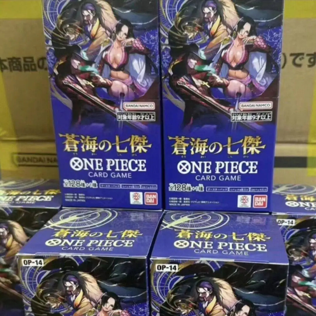Genuine BANDAI One Piece Trading Card Game - OP14 TCG Kingdom of Plots Collection Japanese Cartoon Toys in Stock