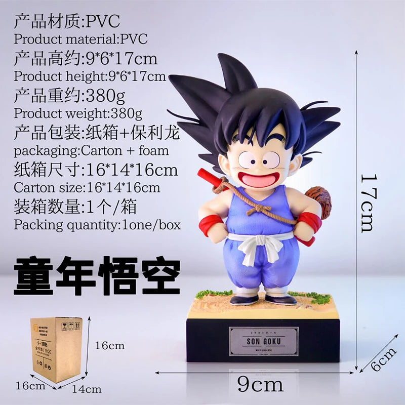Jt Statue Dragon Ball Z Childhood Series Bulma Figure Lunch Chichi And Son Goku Pvc Action Doll Collection Model Toy Gifts