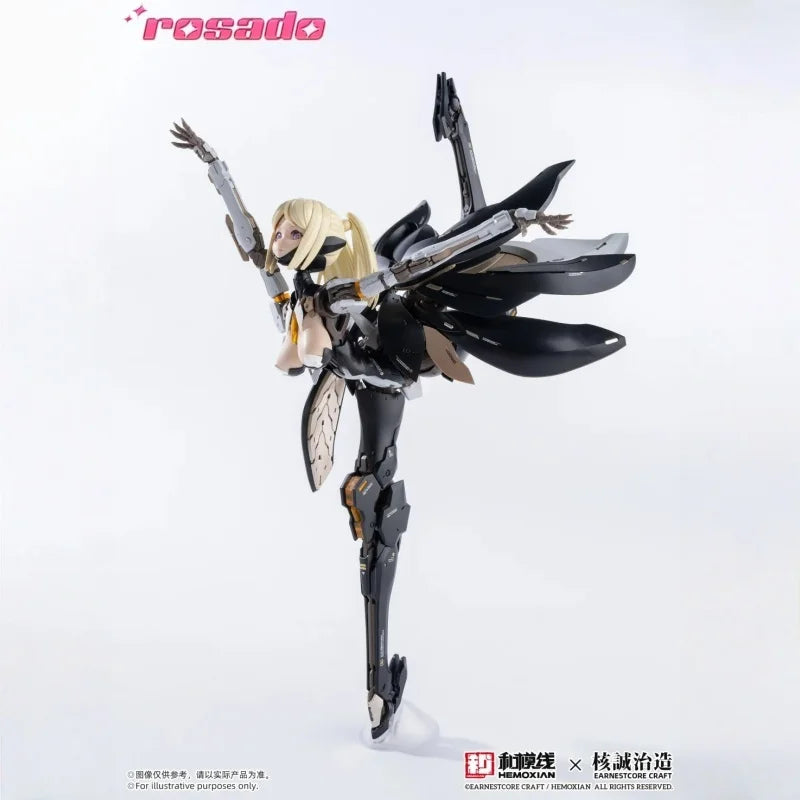 1/10 HEMOXIAN Rosado RS3 Full Action Plastic Model Kit Starflower Lily Assembly Anime Figure Robot Girl Collectible Toys FS