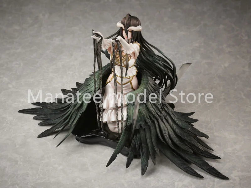FuRyu Original Overlord Albedo White Dress 1/7 PVC Action Figure Anime Model Toys Collection Doll Gift
