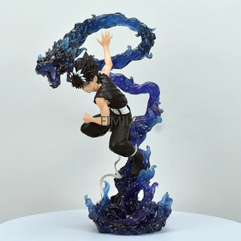 Anime Kurama Action Figure Hiei Yu Yu Hakusho Figure Yuusuke Urameshi Figurine Model PVC Adult Collectible Ornament Toys