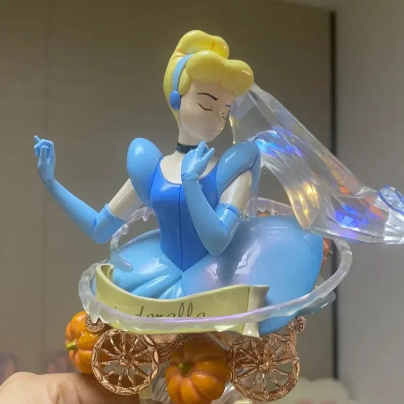 Disney Princess Art Bust Series Anime Action Figures Art Gallery Collection Decoration Statue Desk Ornament Toys Birthday Gift