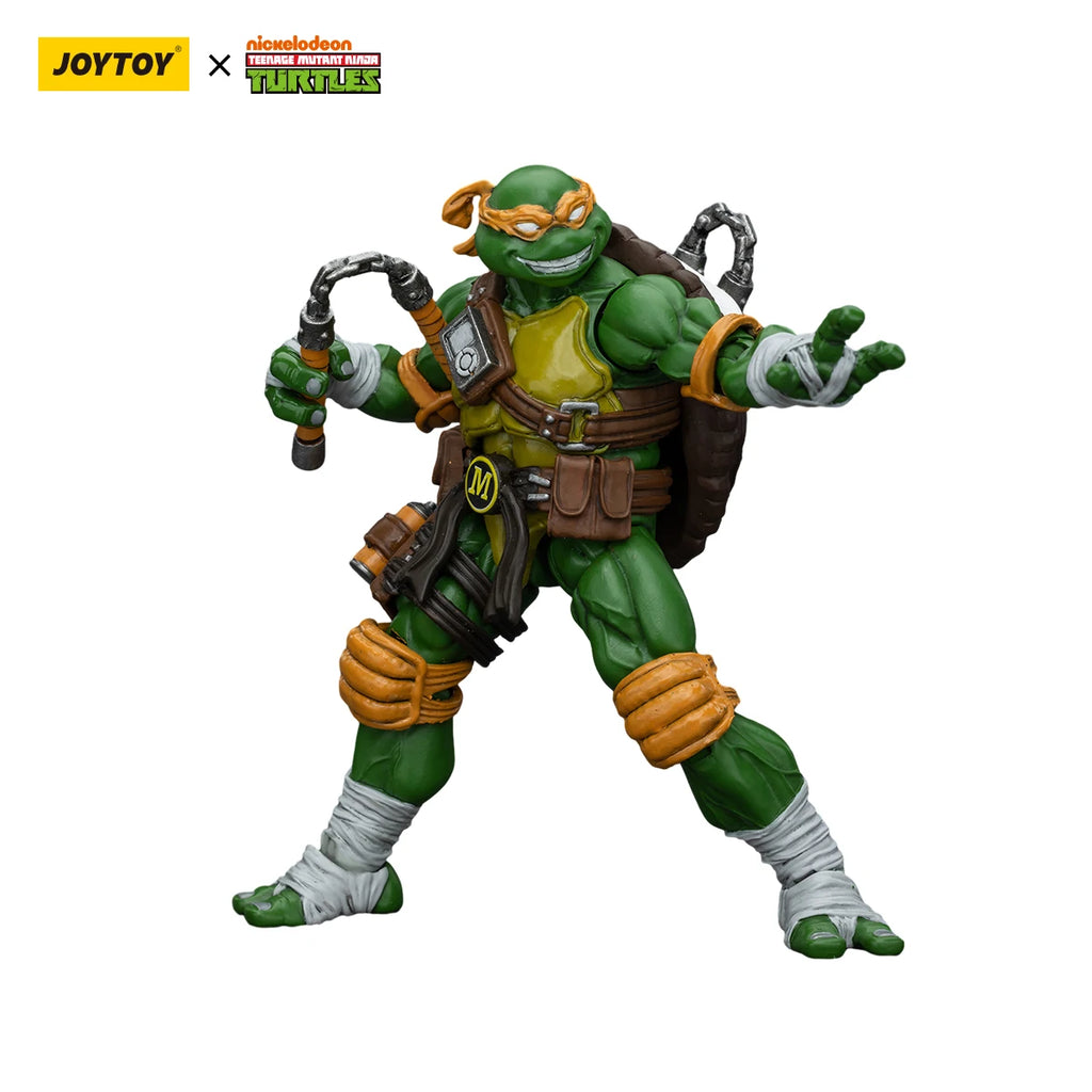 [IN STOCK]JOYTOY TMNT Action Figure Michelangelo&Donatello&Leonardo&Raphael4PCS 1/18 Anime Military Model