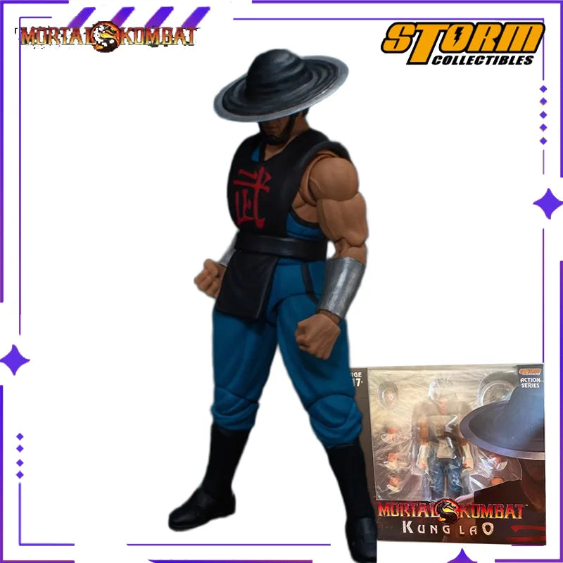 Authentic STORM TOYS Original Mortal Kombat Shaokang SHAO KAHN Arcade Game 6-inch Mobile Doll Model Handmade Toy Gift Collection