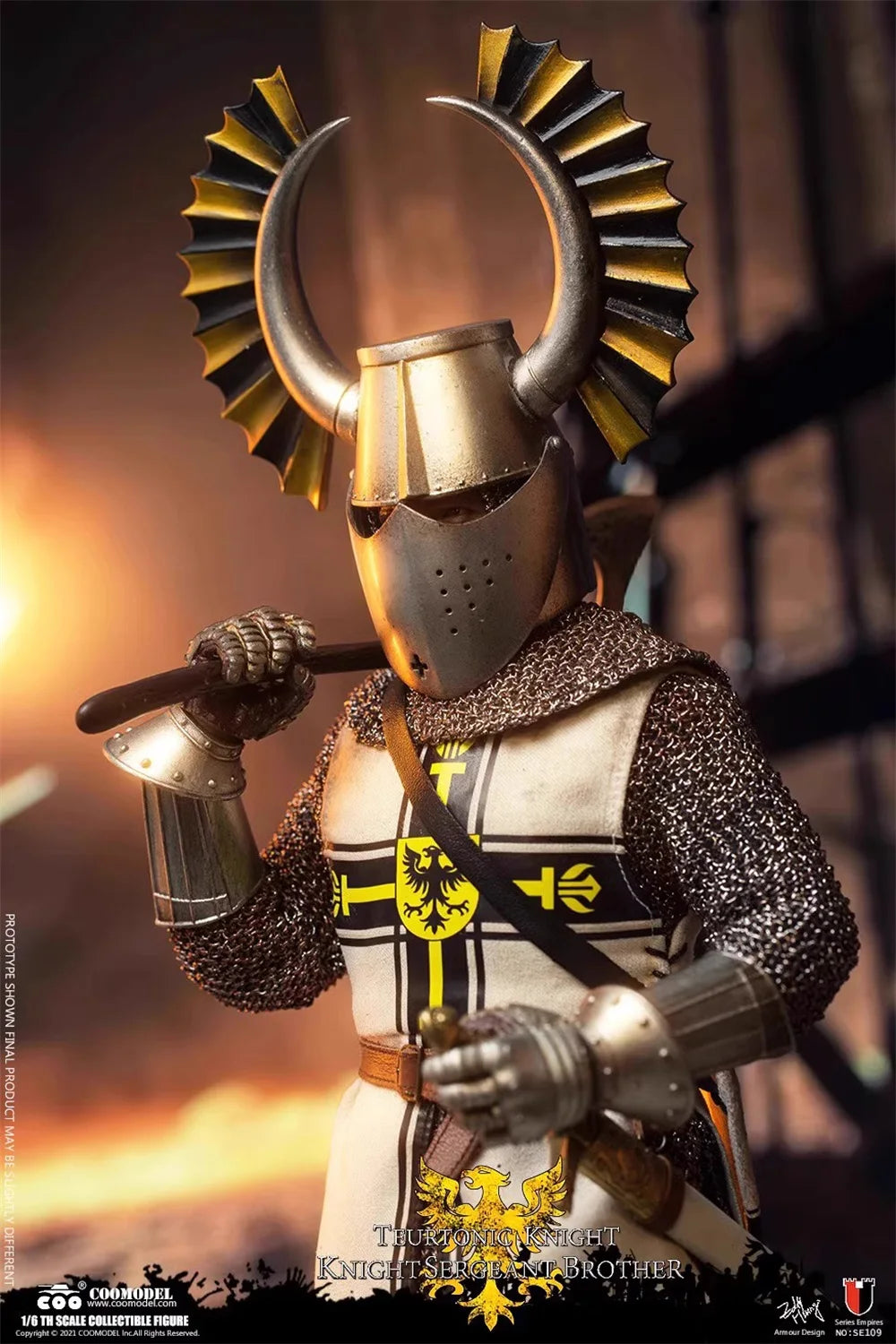 1/6 COOMODEL SE109 Mid Aged Imperial Knight Standard Version Full Set Moveable Action Figure Gift For Fans Collect