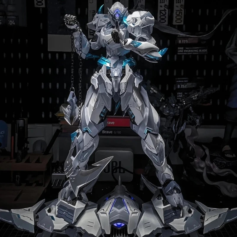 Zen Of Meta Shadow Domain Ninja White Ghost Alloy Action Figures Gk Model Kit Multi Accessories Toy Exquisite Handsome Ornament