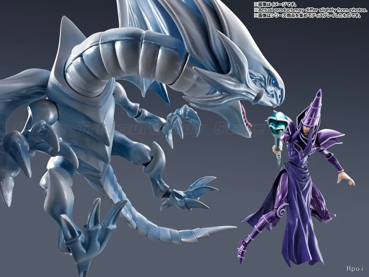 【Auf Lager】 Original SHF Yu-Gi-Oh! Duel Monsters Schwarzer Magier Actionfigur Modell Spielzeug Ornament