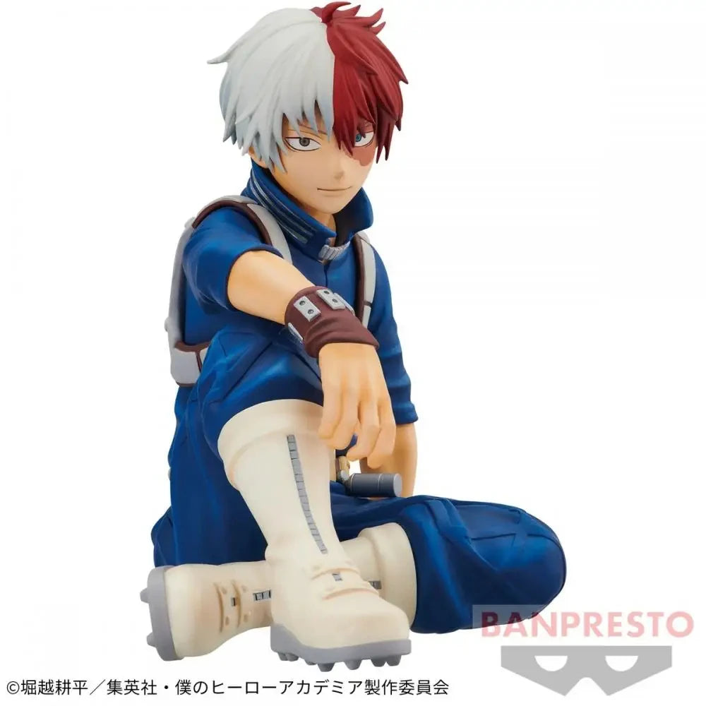 Original Banpresto Break Time Collection Anime My Hero Academia Midoriya Izuku Bakugou Katsuki Ochaco Uraraka Figure Model