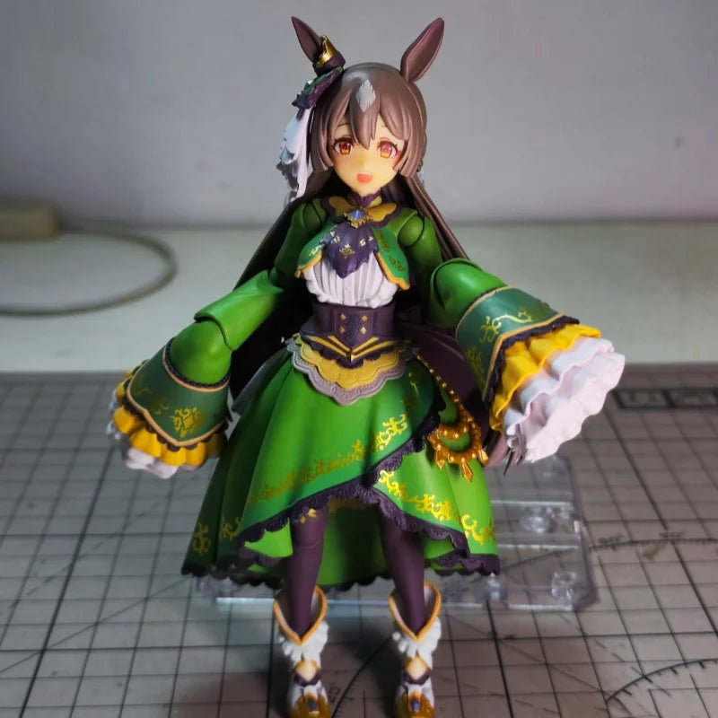 Genuine SHF Uma Musume Pretty Derby Series Figurine Pvc Anime Figure Poseable Doll Model Collectible Action Model In Stock Gift