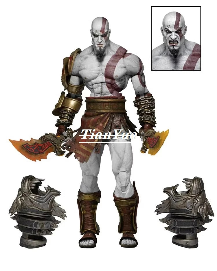 NECA Ultimate Kratos Game Character Action Figure Model Toys 18cm