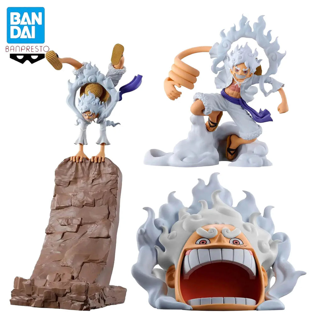 100 % auf Lager Original Banpresto Fig Life Gear 5 Monkey D. Luffy Figur Anime One Piece Modell Original Boxed Toy