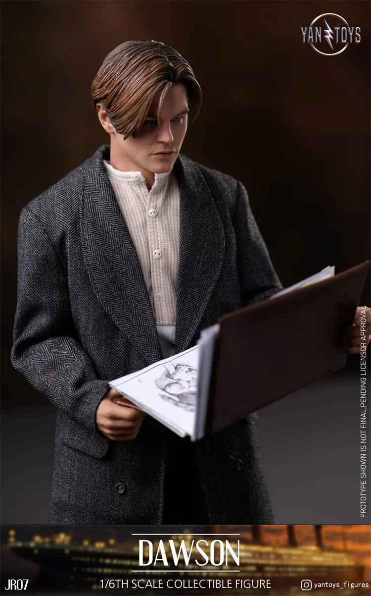 In Stock Original YANTOYS JR07 1/6 Jack Titanic Leonardo DiCaprio 12inch Full Set Action Figure Model Toys