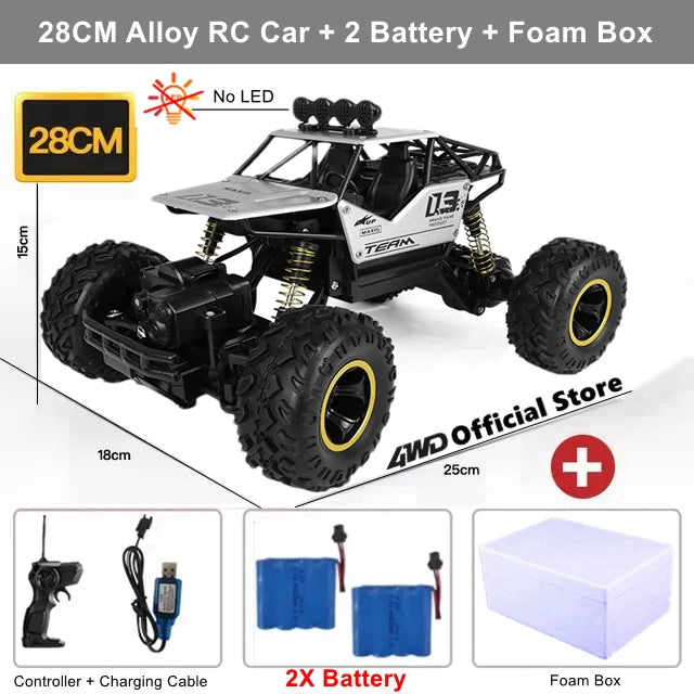 Oike RC-Auto, ferngesteuertes Kletterfahrzeug, für den Außenbereich, Geländewagen, 4WD, Renn-Driftautos, Spielzeug, Geschenk für Kinder und Erwachsene