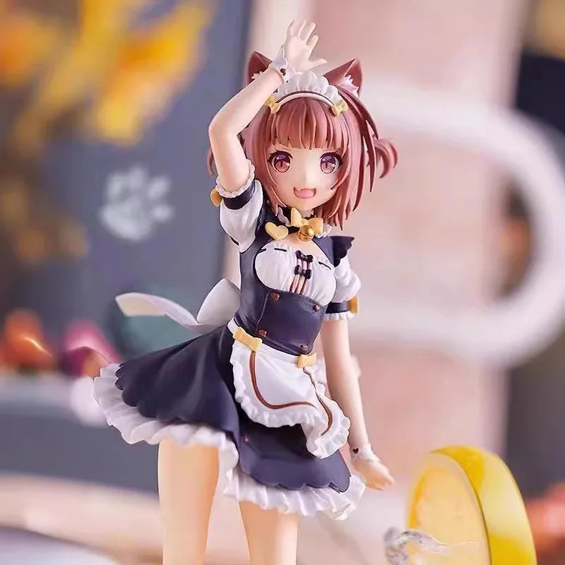 Galgame Nekopara Series Azuki & Coconut & Cinnamon & Maple Cute Girl Maid Figure Toy Collection Decoration Game Peripheral Gifts