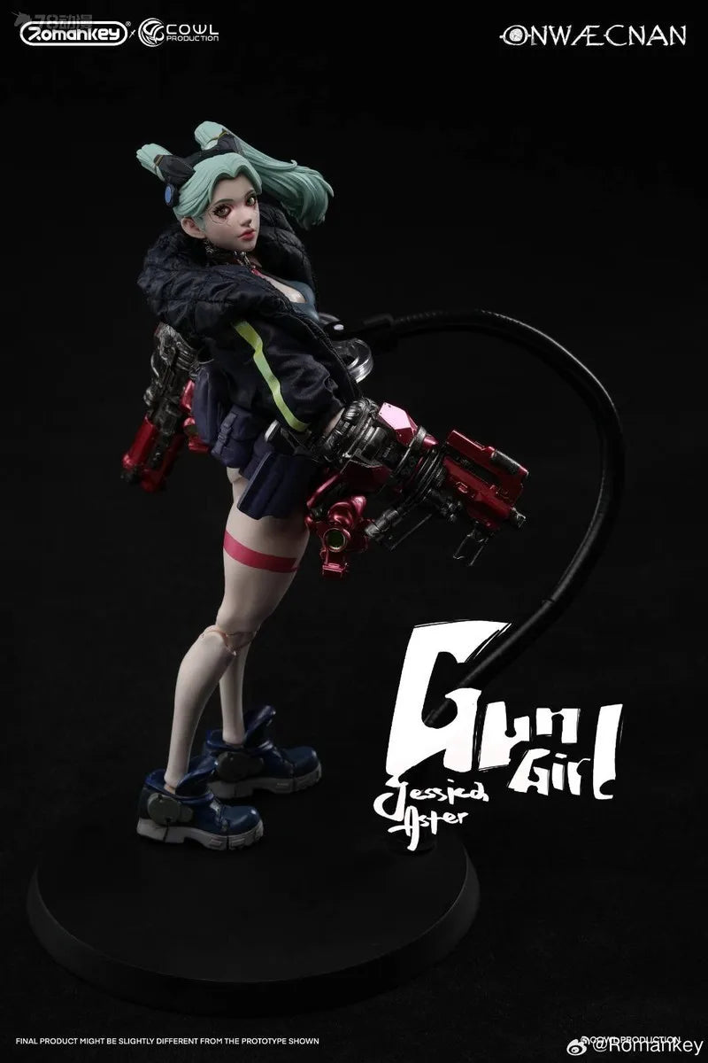 In Stock Romankey X COWL ONWAECNAN GUN GIRL JESSICAASTER 1/12th action figure Model Toys Rebecca