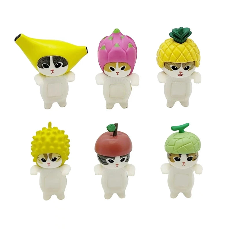 Cute Cat Resting Chin on Paws Blind Box Figurines Animal-shaped Mini Figurines Trendy Toys a Surprise Birthday Gift for Children