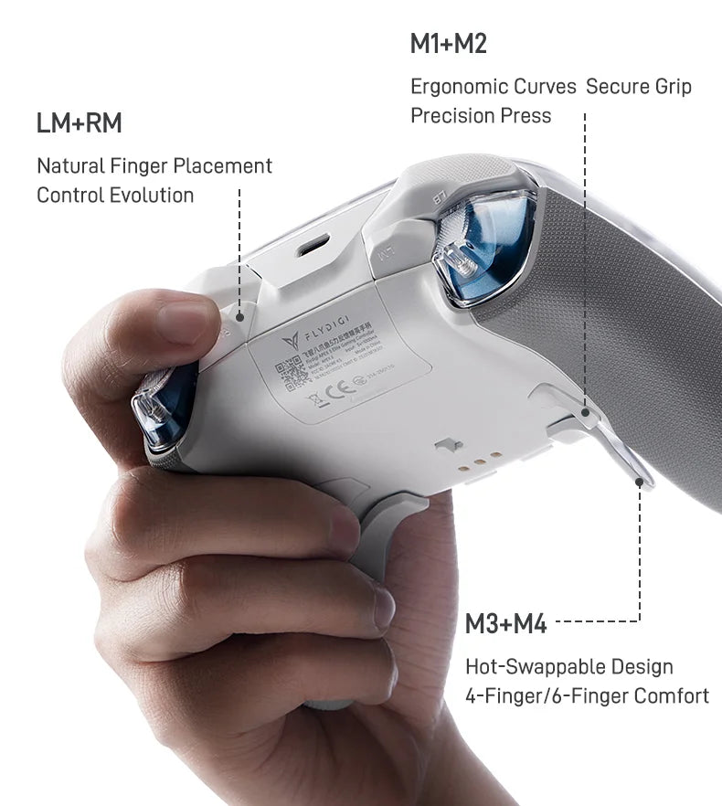 FlyDiGi APEX 5/4 Force Feedback Elite Handle Switch2 Elite Handle Mobile Phone PC ComPuter Version Steam Gamepad Similar To Xbox