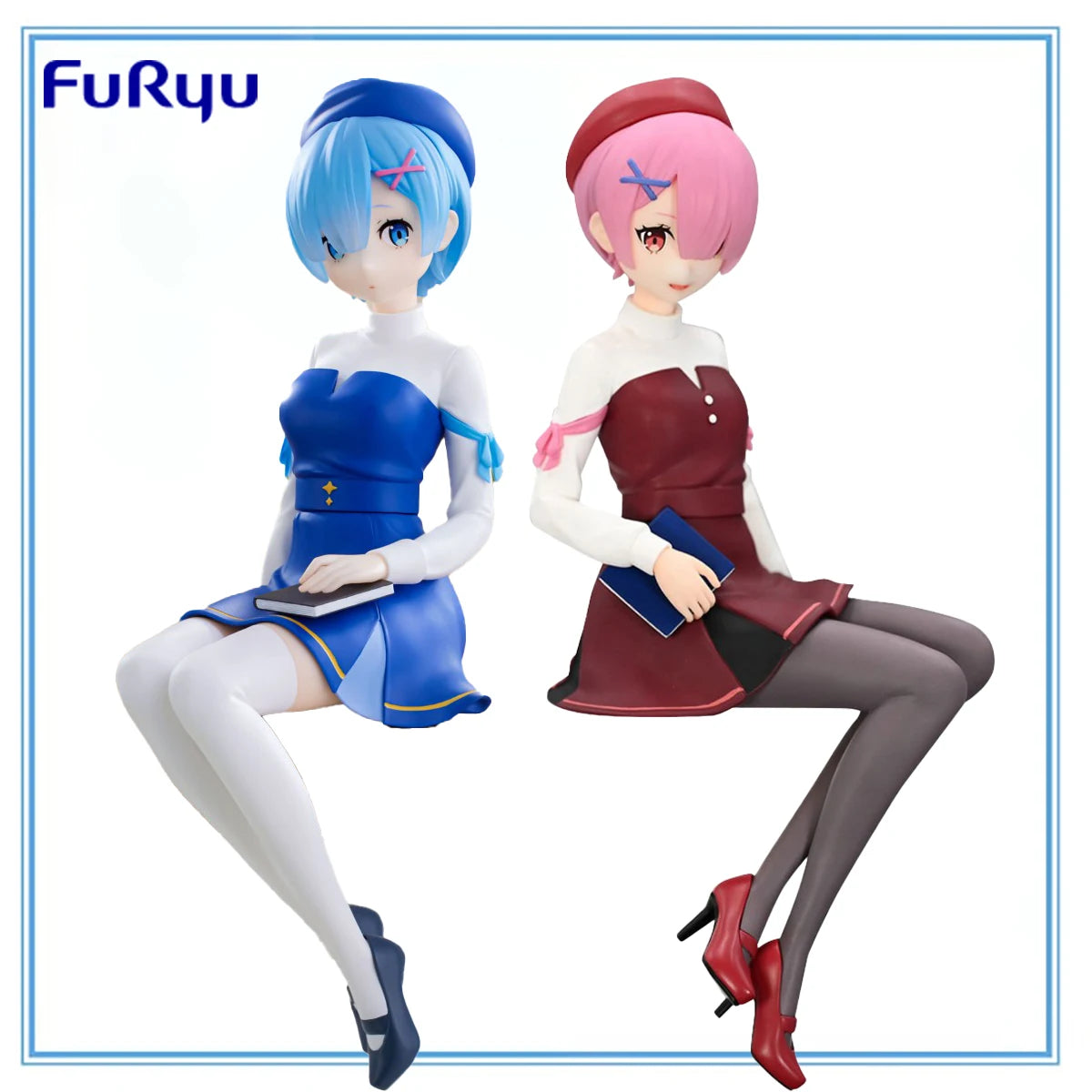 100 % Original auf Lager FuRyu Nudelstopper-Figur Re:Zero Kara Hajimeru Isekai Seikatsu Ram Bungaku Style Collection Series