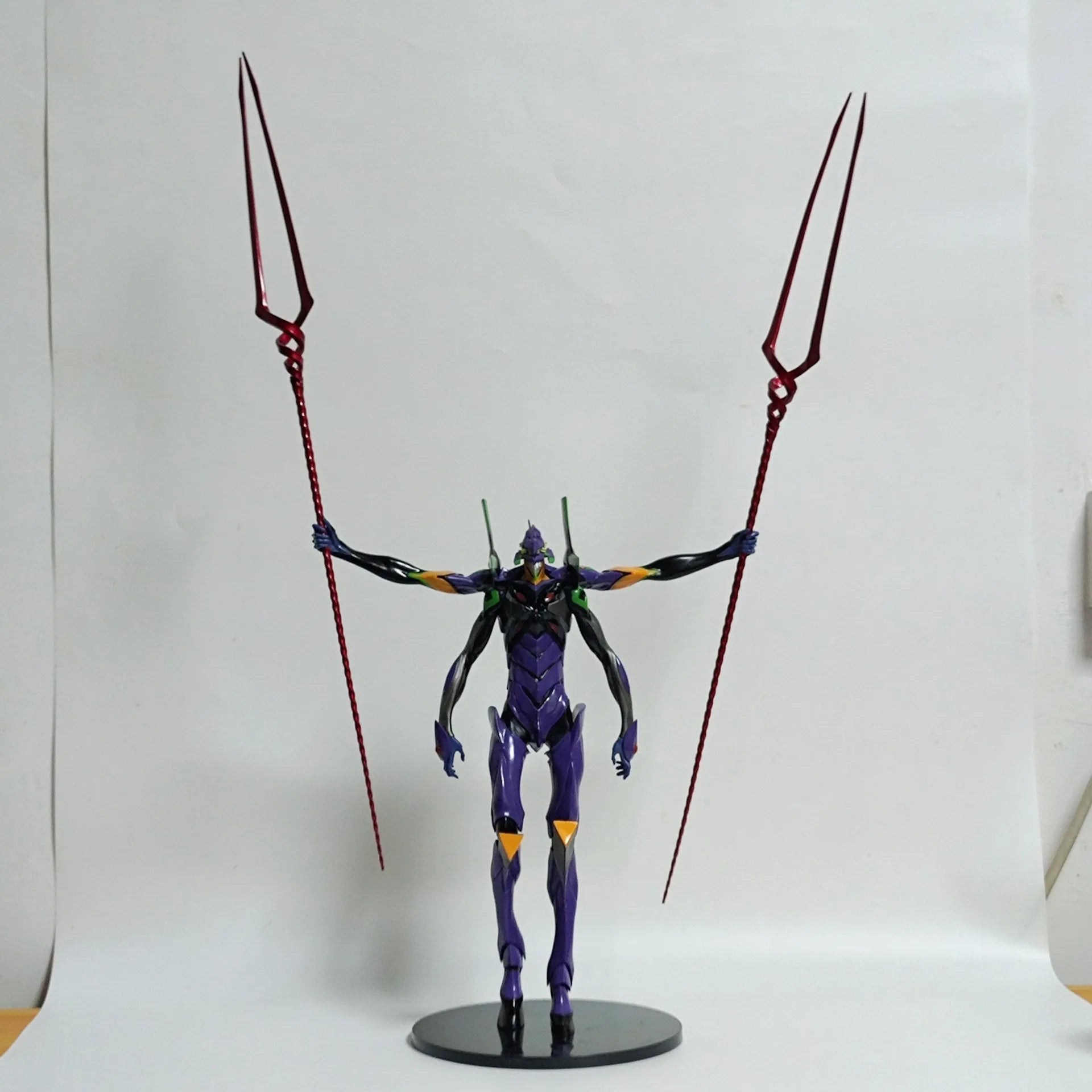 60 cm große Anime EVA EVANGELION-13 Mythical Awakening Version Cassius' Speer Actionfigur PVC Modell Spielzeug Puppe Schreibtischdeko Geschenk