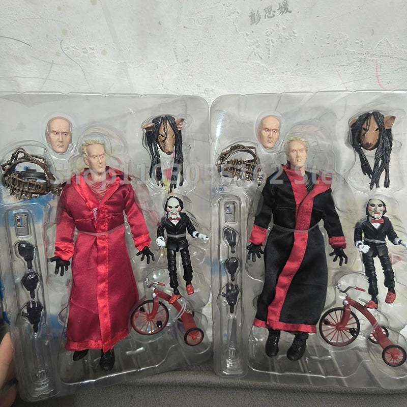 Neca Toys Figure Saw Jigsaw Red Robe Action Figure Black Robe GK Statue Manga Deluxe Figure Anime Collection Model Birthday Gift