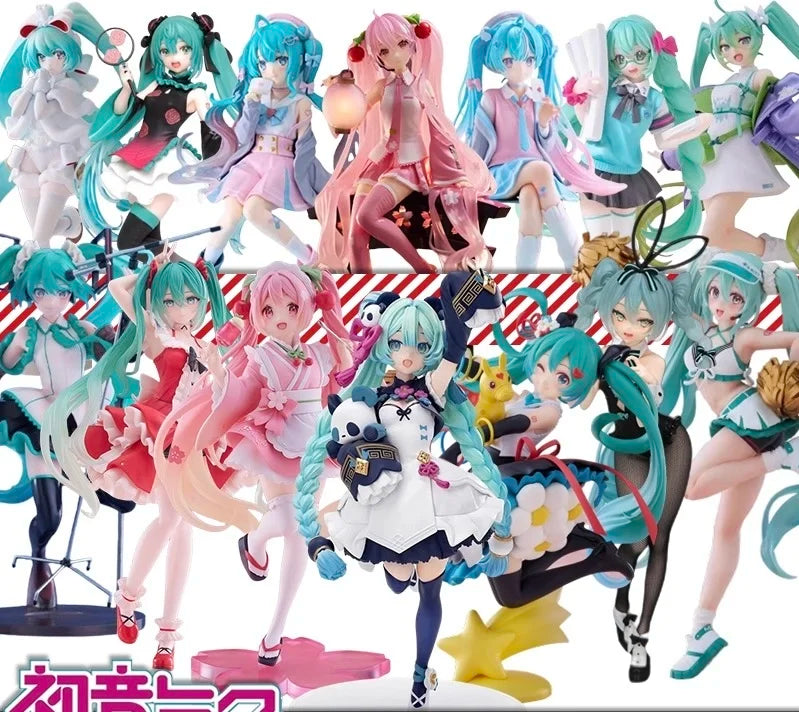 Neu Anime Miku Nette Kawaii Virtuelle Sänger Miku Manga Statue Figuren Pvc Action