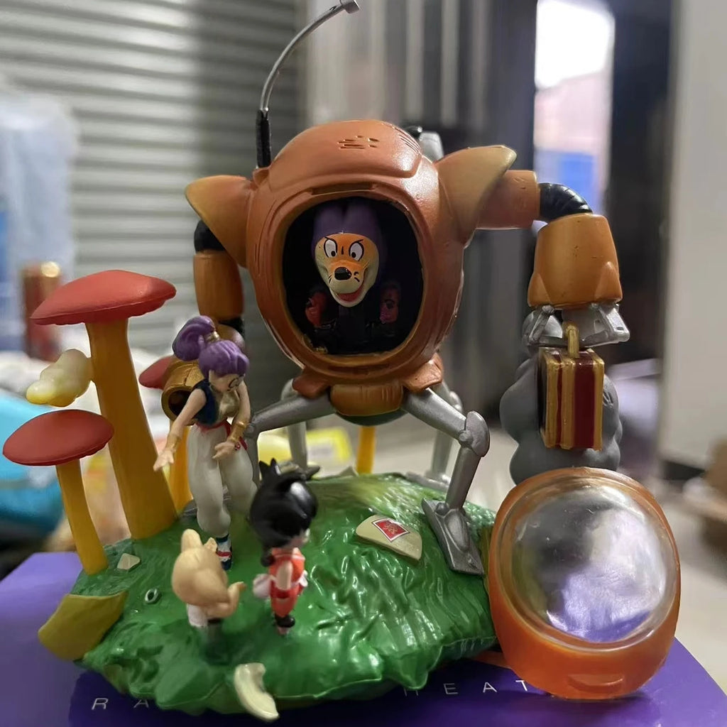 Anime Dragon Ball Shu Robot Vs Son Goku Figure Pvc Statue Action Figures Collectible Model Toys Gifts