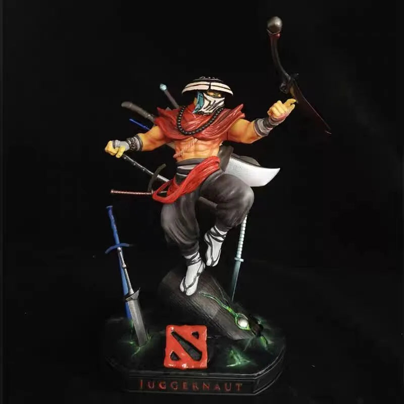 20cm DOTA2 Figure JUGG Handmade Customization Anime Collectible Model Resin Desktop Decorations Holiday Gifts Children Toys