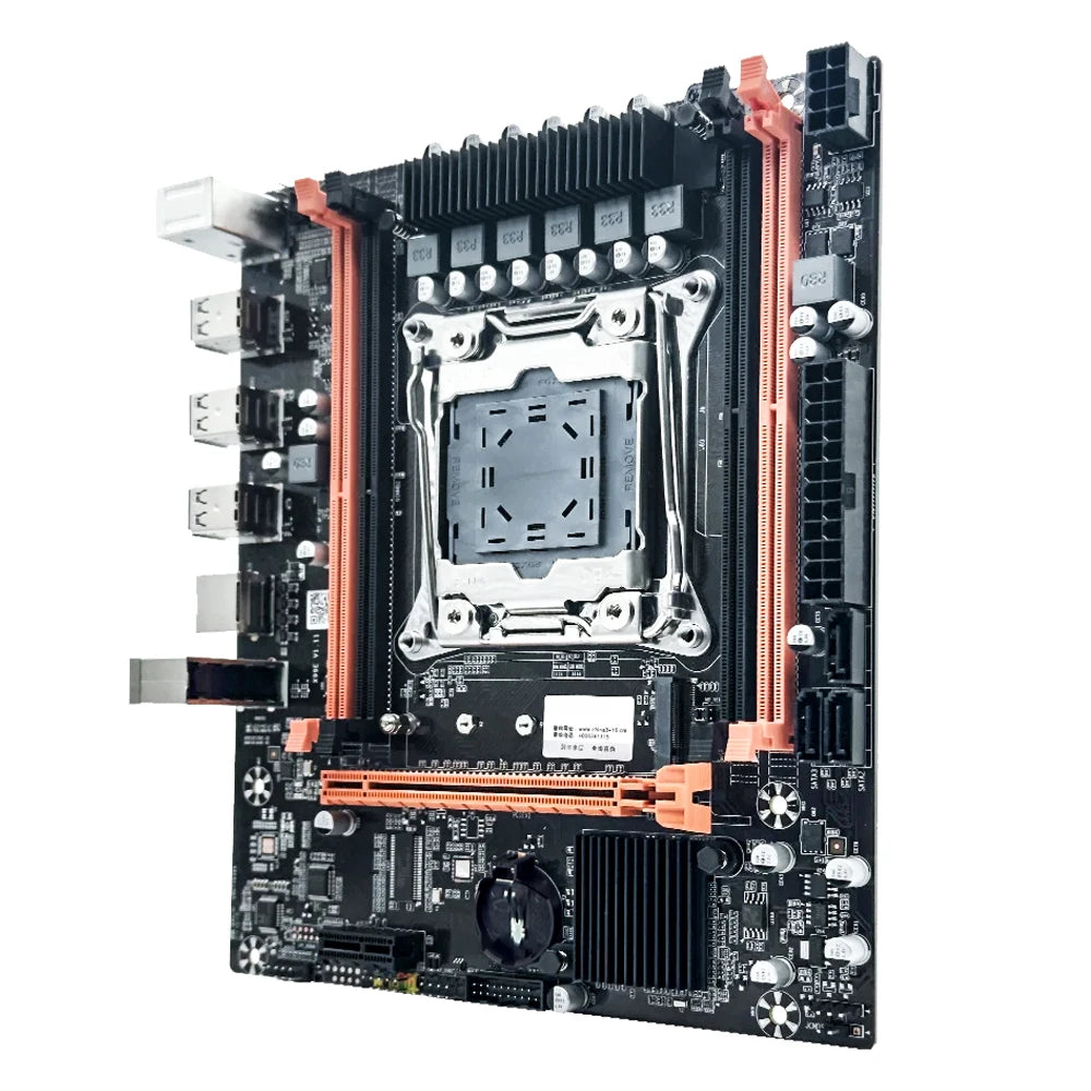 MOUGOL X99 Gaming Motherboard Kit with Intel Xeon E5 2680 V4 & DDR4 8Gx2 2133MHz Dual Channel ECC RAM M.2 NVME for Desktop PC