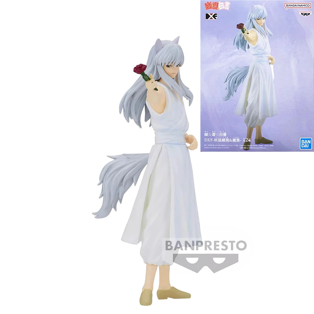 Оригинална фигурка Bandai Banpresto DXF Yuyu Hakusho Kurama и Youko Kurama от PVC, модел, аниме, настолен декор, играчка, подарък
