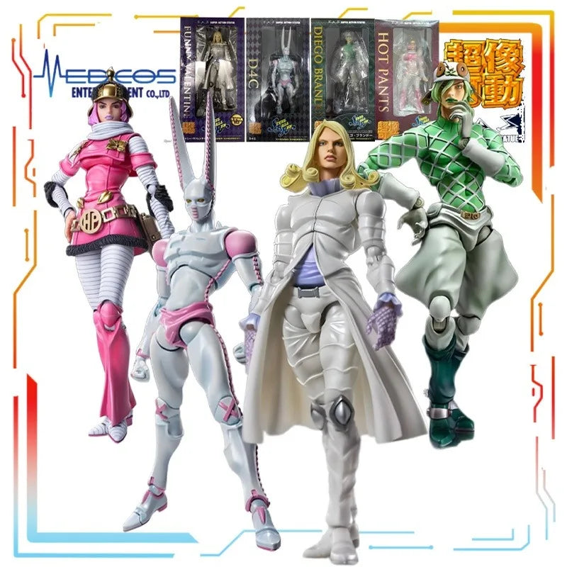Spot Goods MEDICOS-E Original Superimage Mobility SeriesJOJO's Bizarre Adventure 7 Action Figure Model Toys Model Gifts for Boys