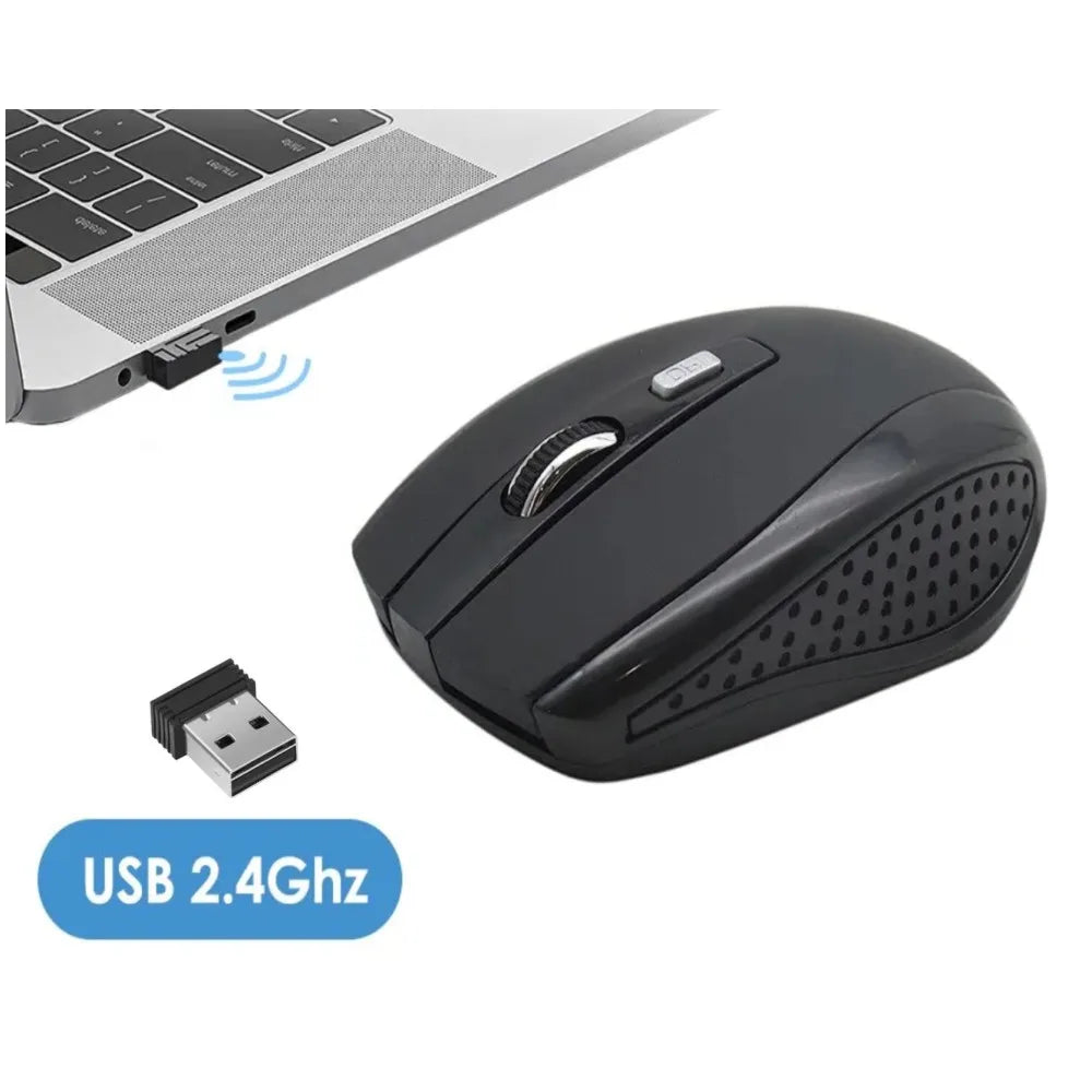 Computer Mouse Wireless USB Adjustable Gamer Gaming 6 Button Optical  2.4 USB Receiver for Computer PC Accessories
