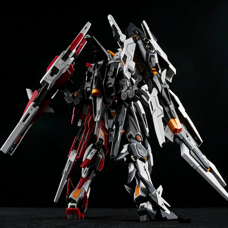 Iron Toy 1/100 Star Eternal Alloy Skeleton Assembly Kit Mecha Model Toy Two Tone Armor Action Figure With Effect Parts  Boy Gift