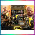 [In Stock] Original HOTTOYS HT 1/6 DX31/30/29 Black Adam Dwayne Johnson Gold Armor Action Figure Gift Toy