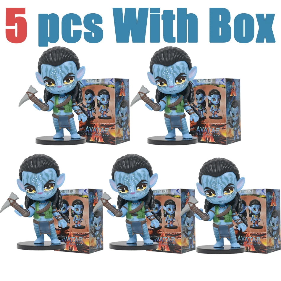 Avatar 2 Neytiri & Jake Sully PVC Figure Model Small Statues Collectibles Desktop Decorations Doll Models Decorations Gifts