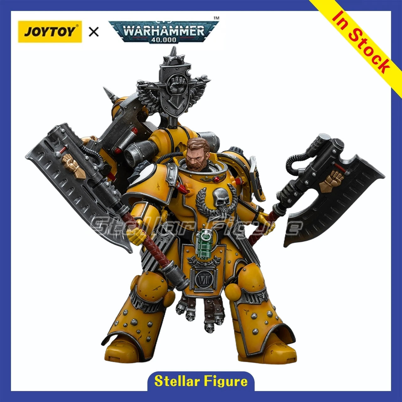 【SF】JOYTOY 1/18 Action Figure Imperial Fists Fafnir Rann Model Toys Gifts Collection Ornaments