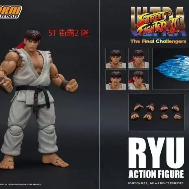 Ultra Street Fighter Ken Masters Action Figure Storm Toys Usfii: The Final Challengers Figure Movable Collection Model Toys Gift