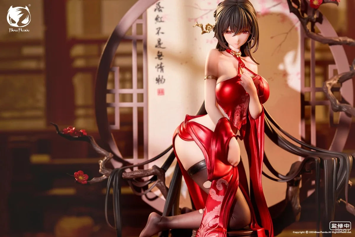 -In Stock Original BearPanda Chinese Style Series 1/6 Anniversary Model: Luohong  Anime Model Figure Collection Gift