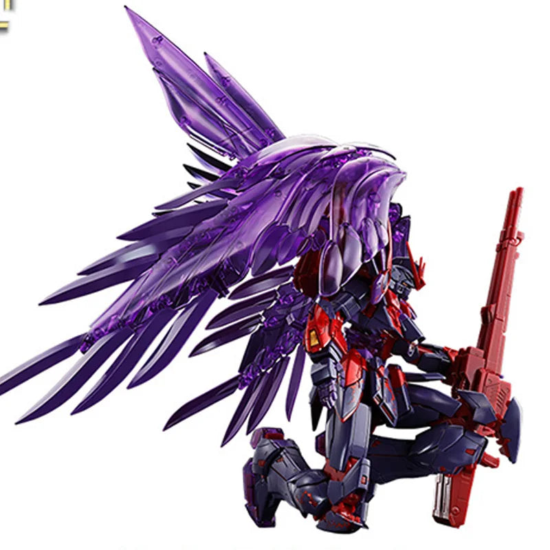 In Stock Bandai Original Box MG 1/100 WING GUNDAM ZERO EW CROSSCONTRASTCOLORSCLEAR Action Figure Toy