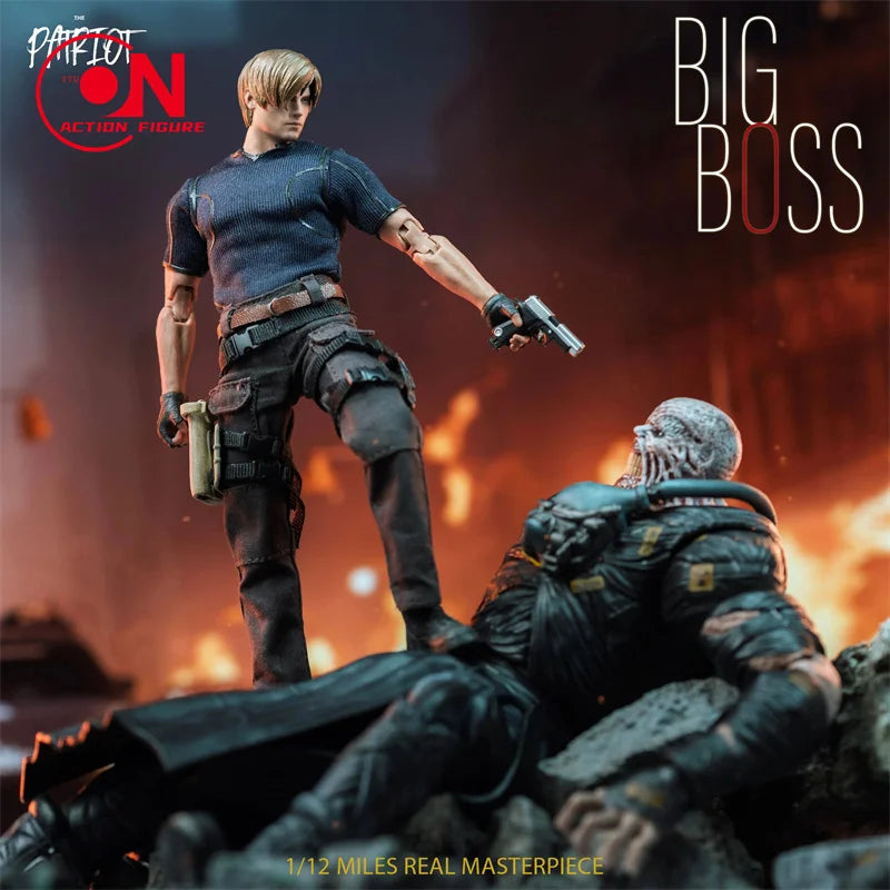 Patriot studio 1/12 Scale Big Boss Action Figure 6" Male Soldier Figurine Full Set Model Toy