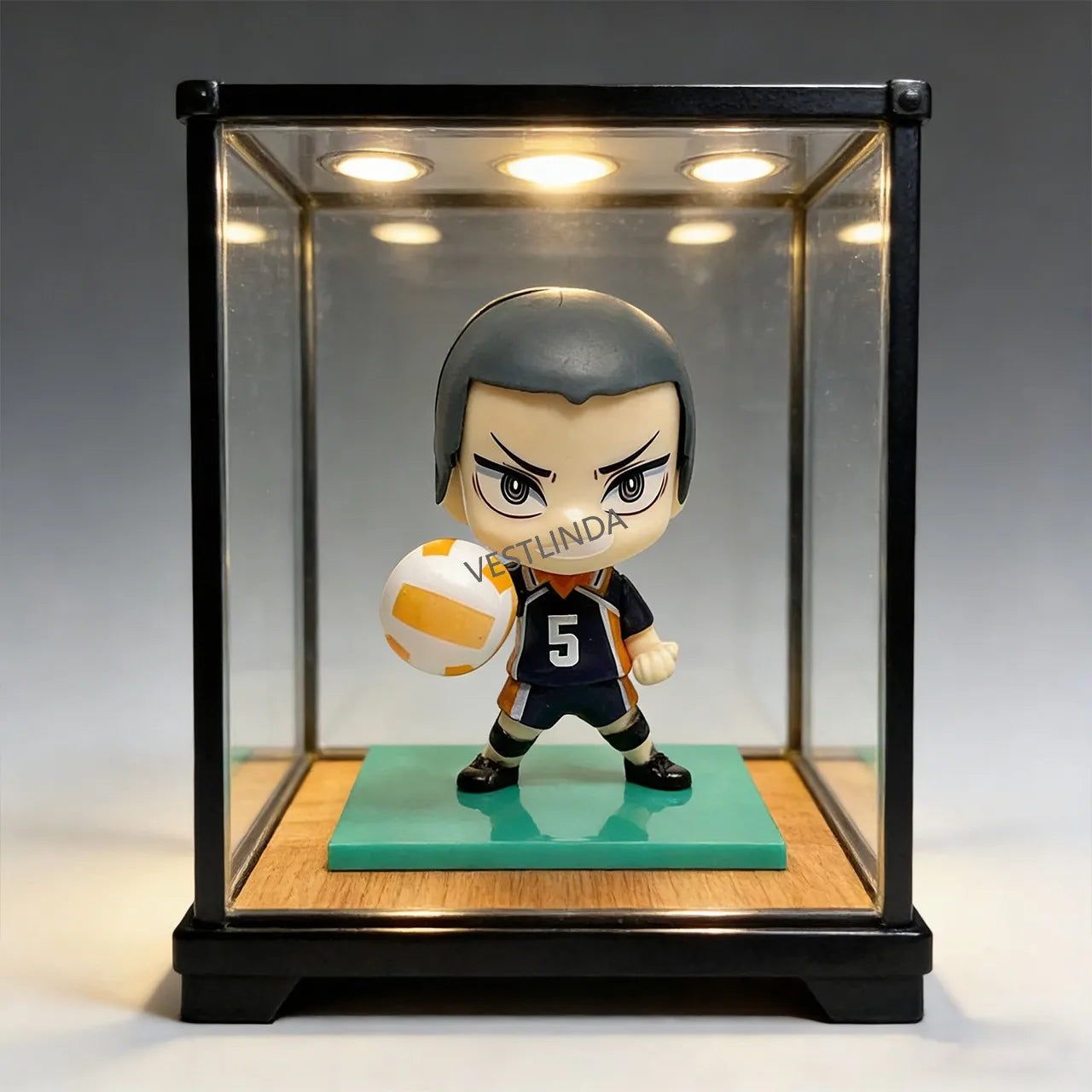 Volleyball Junior Model Decoration Multi-character Doll Q Version Collection Model Anime Desktop Decoration Christmas Toys Gift