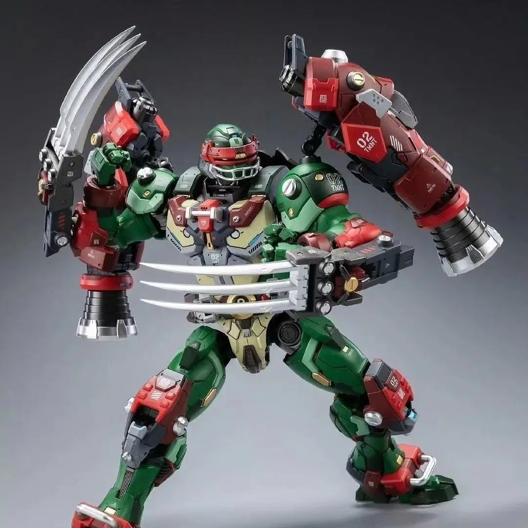 In Stock HEATBOYS Teenage Mutant Ninja Turtle Action Figure Michelangelo Donatello Leonardo Mecha Model Alloy Ninja Turtle Toys