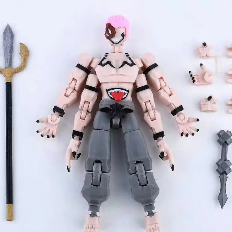 9l3d Lucky13 Gojo Sukuna Jujutsu Fushiguro Toji Gojo Satoru Action Figure Dummy13 T13 Multi-Jointed Collectible Titan13 Toys